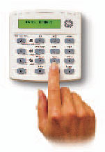 alarm system keypad